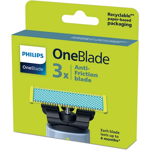 Сменное лезвие Philips OneBlade QP235/50 для сверхчувствительной кожи 3 шт.