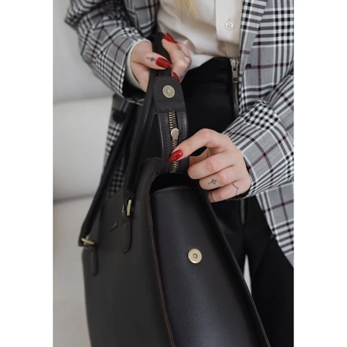 Женская сумка тоут BlankNote Business шоколад (BN-BAG-57-choko) фото 10