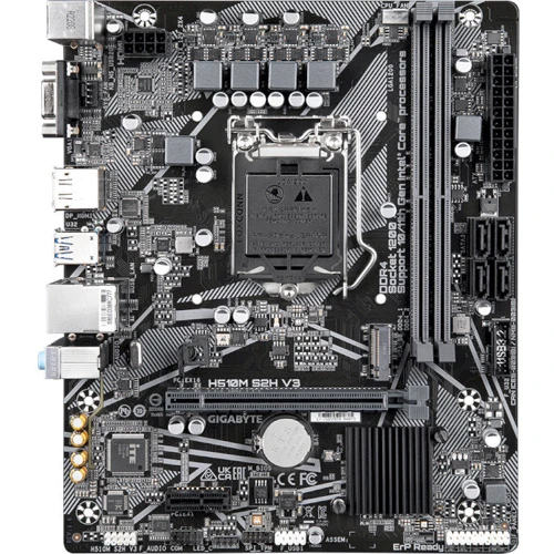 Gigabyte H510M S2H V3: Оперативная память 2xDDR4 3200 МГц, до 64 ГБ