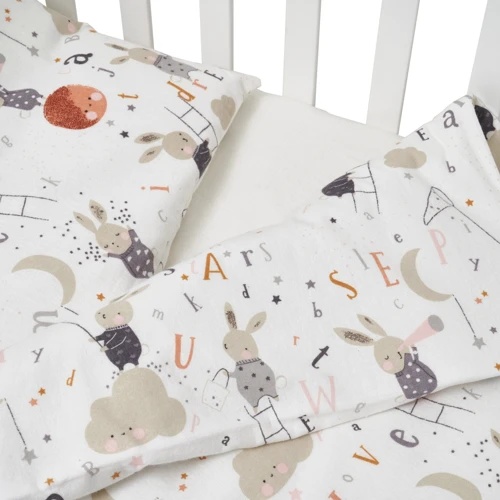 Сменная постель Twins Comfort Soft (фланель) 3010-TS-202, Rabbits, беж светлый