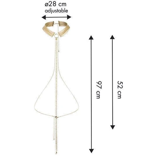 Украшение-ошейник Bijoux Indiscrets MAGNIFIQUE Collar - Gold
