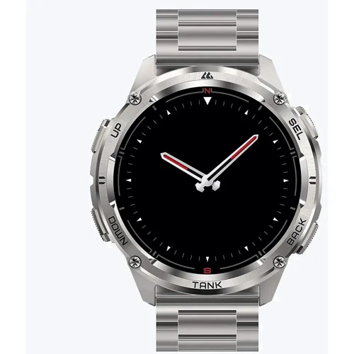 Смарт-годинник Kospet Tank T3 Ultra 2 Silver Silicone Basic + Steel Premium