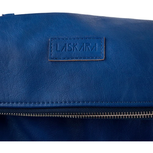 Женская дорожная сумка Laskara синяя (LK10241-blue): Тип ручки Со съемным ремнем, С двумя ручками, Плечевой ремень, Длинная ручка