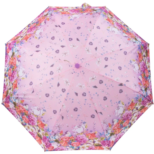 Парасолька жіночий механічний Art Rain рожевий (ZAR5316-4)
