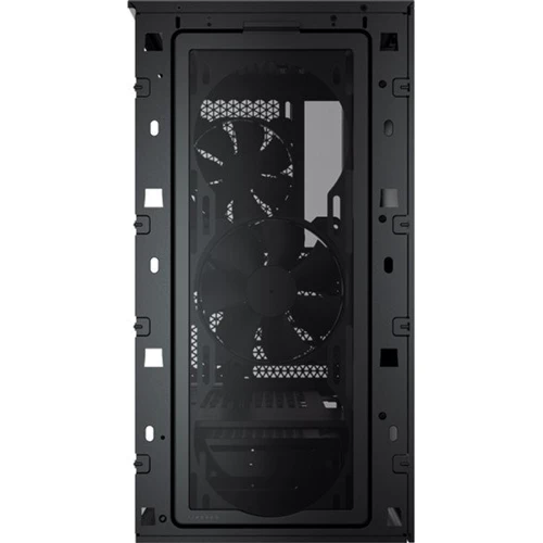 Корпус Corsair 4000D Tempered Glass Black (CC-9011198-WW): Матеріал передній панелі пластик, сталь