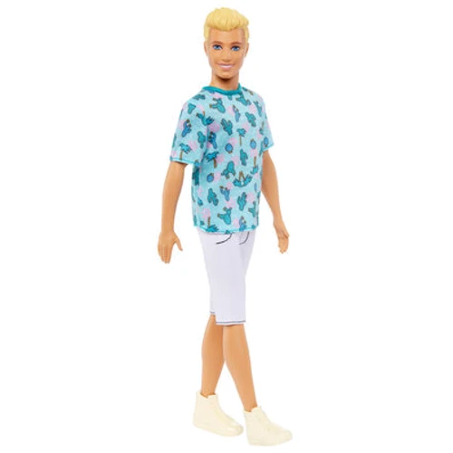 Кукла Barbie Fashionistas Кен в футболке с кактусами (HJT10): Особенности На шарнирах