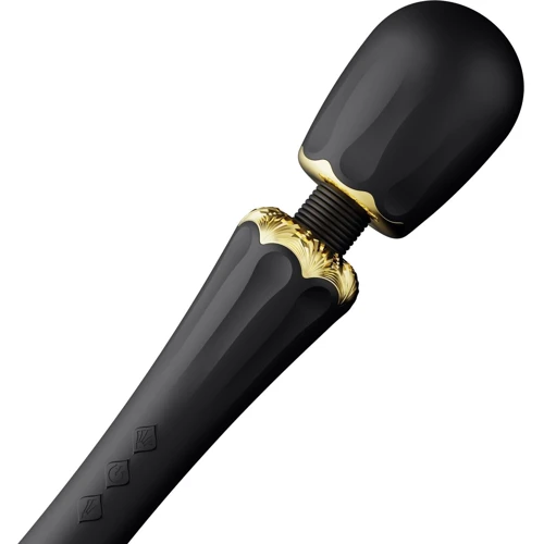 Вибромассажер с насадками Zalo - Kyro Wand Obsidian Black