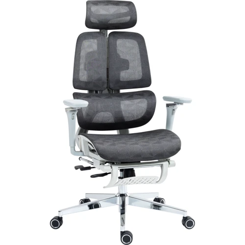 Кресло GT Racer B-2450 White/Gray