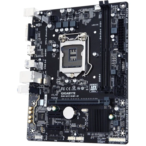 Gigabyte GA-H110M-H: Оперативная память 2xDIMM DDR4 2133 МГц , до 32 ГБ