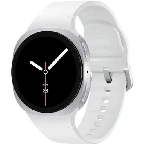 Смарт-часы Samsung Galaxy Watch 8 40mm Silver (SM-L320NZSA): Особенности Функция звонка, Противоударные, Голосовой помощник, Динамик (громкая связь), Металлический корпус, Влагозащищенные, С сапфировым стеклом, Барометр, Встроенный микрофон
