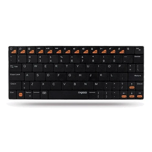Клавиатура Rapoo Bluetooth Ultra-slim Keyboard for iPad black (E6300): Подключение беспроводное