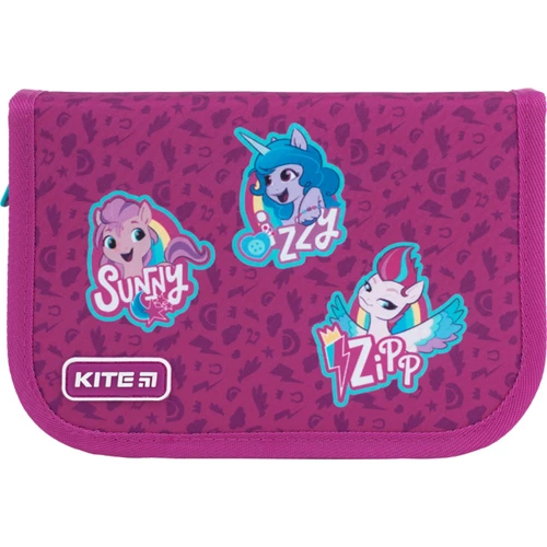 Пенал без наполнения Kite My Little Pony LP22-621, 1 отделение, 1 отворот