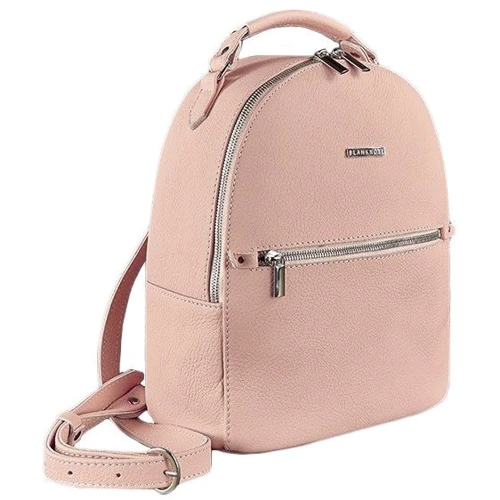 Жіночий рюкзак Kylie BlankNote рожевий (BN-BAG-22-barbi): Застібка Блискавка