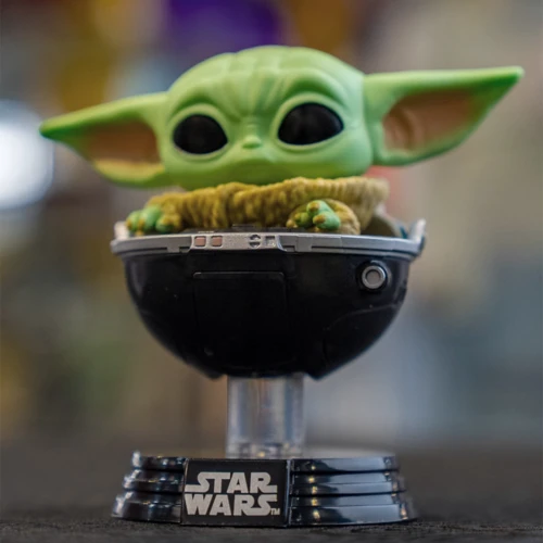Игровая фигурка Funko серии Мандалорец - Малыш Грогу в тележке (76551): Серия Star Wars
