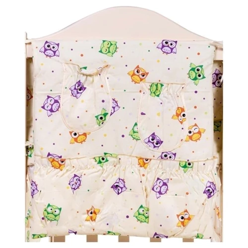 Комплект постельного белья Qvatro Gold RG-08 разноцветные совы (621717)