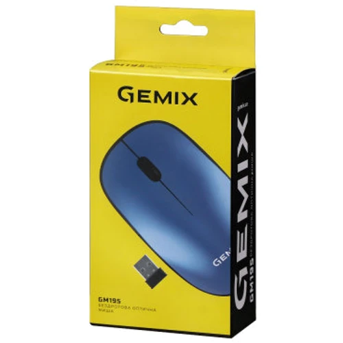 Мишка Gemix GM195 Wireless Blue (GM195Bl)