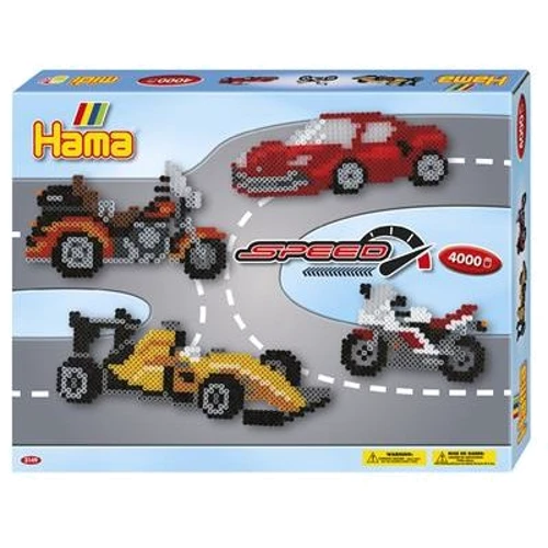 Термомозаика HAMA Большой набор "Скорость", Midi 5+ (3149)