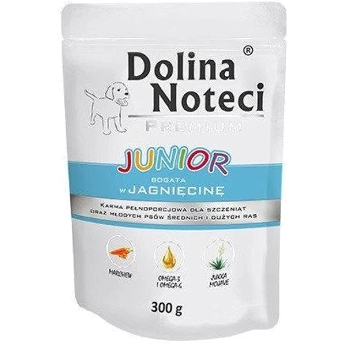 Влажный корм Dolina Noteci Premium Junior для щенков с ягненком 300 г (DN 300 (165))