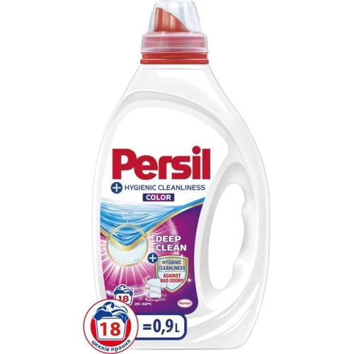 Гель для стирки Persil Color Нейтрализация запаха 900 мл: Вид стирки Универсальная