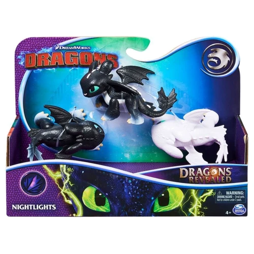 Набор Spin Master Dragons Как приручить дракона 3 из малышей драконов Ночного Сияния (SM66621/3182): Серия Как приручить дракона