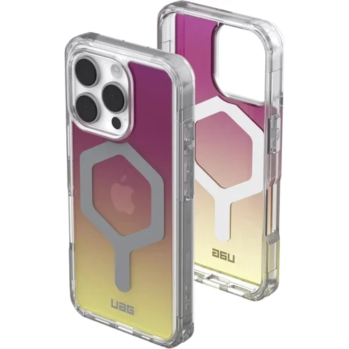 Чехол для iPhone Urban Armor Gear UAG Plyo Magsafe LE Maroon/Yellow Ombre (114481114780) for iPhone 16 Pro Max