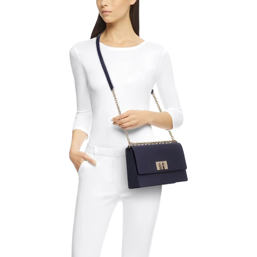 Женская сумка кросс боди Furla 1927 S Crossbody 24 темно-синяя (BAFIACOARE00007A00): Пол Женский
