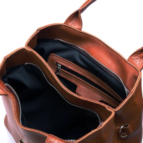 Женская сумка через плечо ARTiS Bags коричневая (17294621): Фактура Матовая, Гладкая