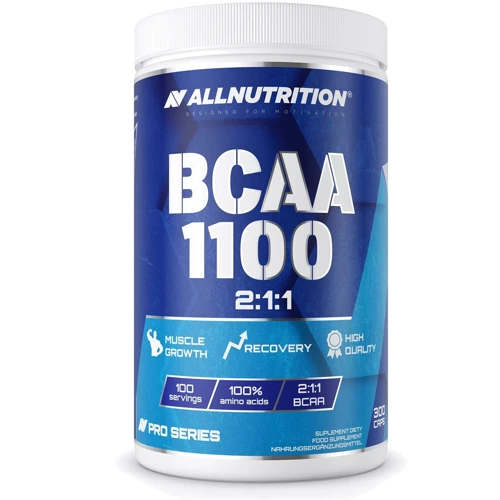 Аминокислота для спорта All Nutrition BCAA 2-1-1 1100 Pro Series 300 caps