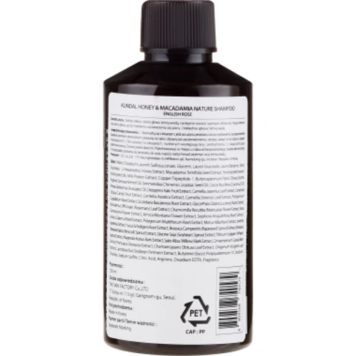 Kundal Honey & Macadamia Shampoo English Rose Безсульфатний шампунь для волосся Англійська троянда 100 ml: Стать унісекс