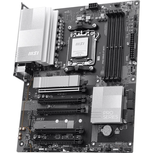 MSI PRO B840-P WIFI UA: Разъемы на задней панели Ethernet RJ-45, HDMI, USB Type-C, USB 3.2 Gen 2, USB 3.2 Gen 1, USB 2.0