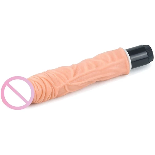 Реалистичный вибратор LoveToy - Reel Feel Flexi Vibrator Flesh 9,8"