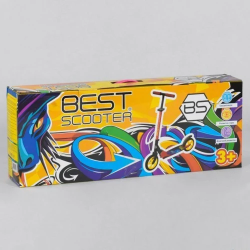 Самокат алюмінієвий Best Scooter жовтий (42714): Тип гальма ножний