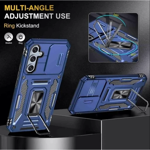 Чохол для телефона Mobile Case Camshield Army Ring Navy для Samsung S926 Galaxy S24 Plus / S936 Galaxy S25 Plus: Тип накладка на заднюю часть