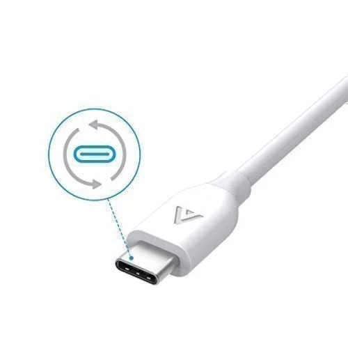 Кабель ANKER USB Cable to USB-C 3.0 Powerline V3 90cm White (A8163H21) фото 6
