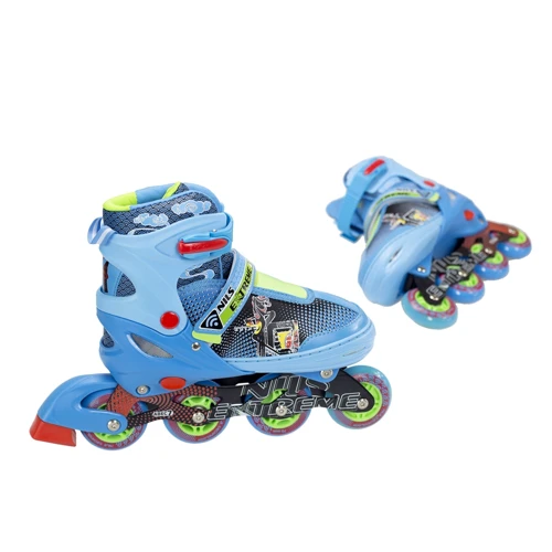 Роликовые коньки Nils Extreme размер 38-41 голубые (NJ4605A)