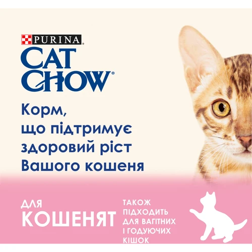 Влажный корм Cat Chow Kitten для котят кусочки в желе с индейкой и цукини 26х85г: Порода Все породы