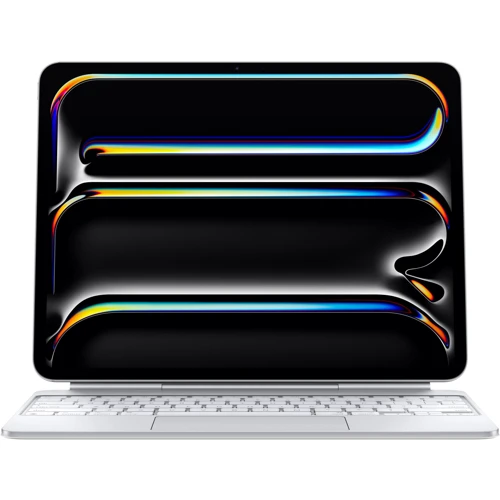 Аксесуар для iPad Apple Magic Keyboard White (MWR43) для iPad Pro 13" 2024 M4: Особливості Складывается в подставку, Стильный дизайн, Удобно держать в руке, Приятен на ощупь