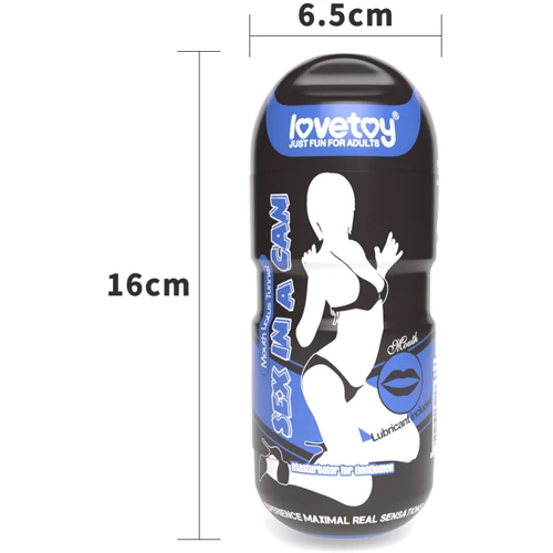 Мастурбатор LoveToy Sex In A Can Mouth Lotus Tunnel
