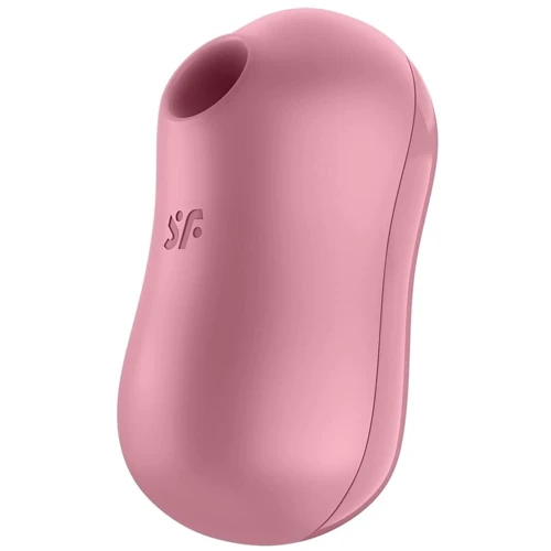 Вакуумный стимулятор с вибрацией Satisfyer Cotton Candy Light Red