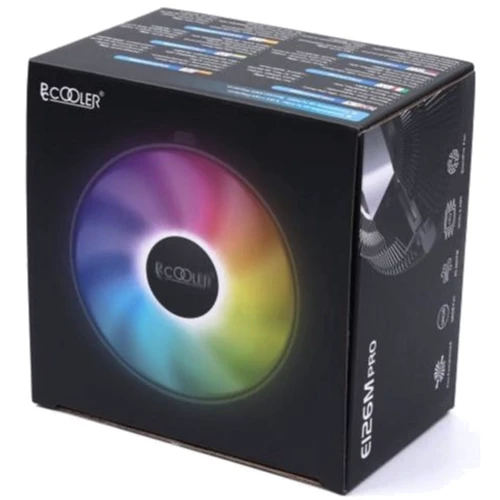 Кулер PCCooler E126 PRO: Регулировка оборотов широтно-импульсная модуляция (PWM)