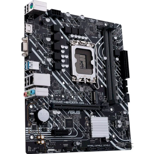 Asus Prime H610M-K D4: Разъемы на плате СОМ, USB 3.2 Gen 1, USB 2.0