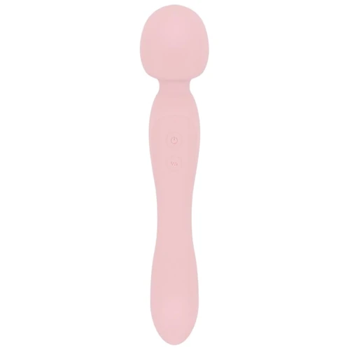 Вібромасажер Good Vibes Only - SIMI Double-Sided Wand Vibrator Soft Silicone - Pink