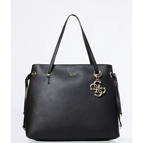 Женская сумка тоут Guess Digital черная (HWVG6853240-BLA)