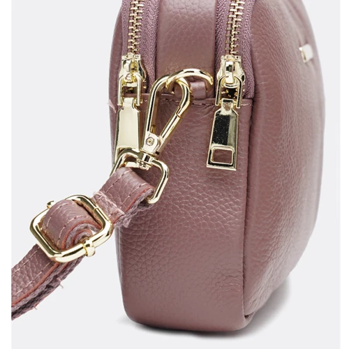 Жіноча сумка крос боді Borsa Leather бежева (K11906-beige): Країна виробник Тайвань