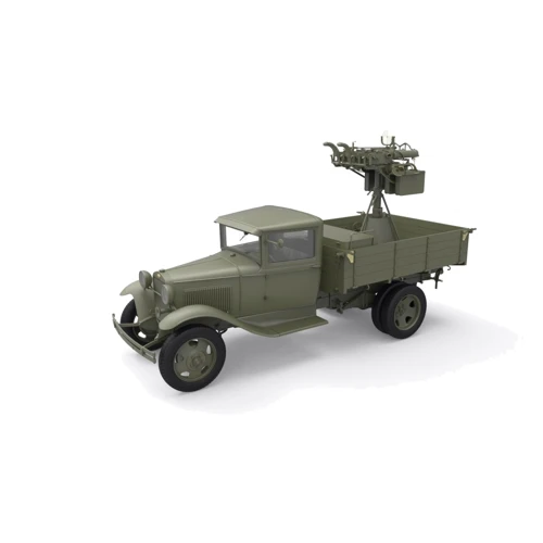 Сборная модель MiniArt MA35186 Советский 1,5 Тонный Автомобиль с Счетверенным Пулеметом Максим М4 фото 10
