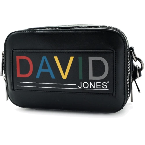 Женская сумка кросс боди David Jones черная (7771682)