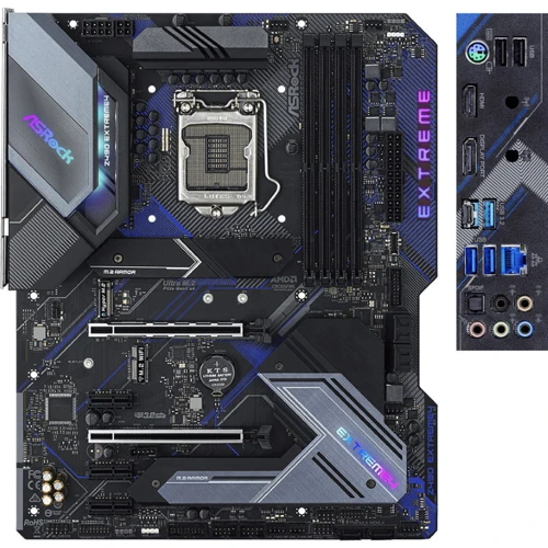 ASRock Z490 Extreme4: Оперативна пам'ять 4xDDR4 4266 МГц, до 128 ГБ