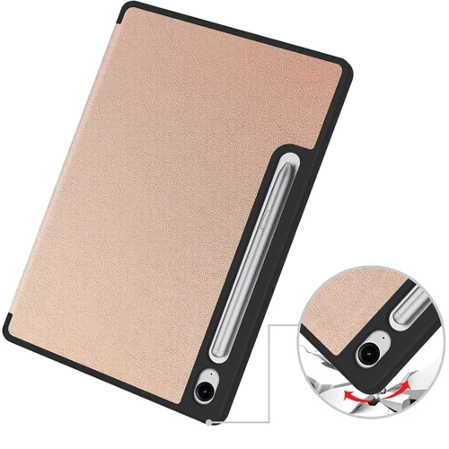 Аксессуар для планшетных ПК BeCover Flexible TPU Mate Rose Gold for Samsung X710 Galaxy Tab S9 / X510/X516B Galaxy Tab S9 FE (712532)