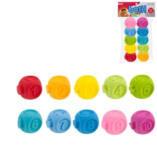 Набор игрушек для ванной BATH TOYS конструктор текстурные фигуры (88-53): Производитель Bath Toys