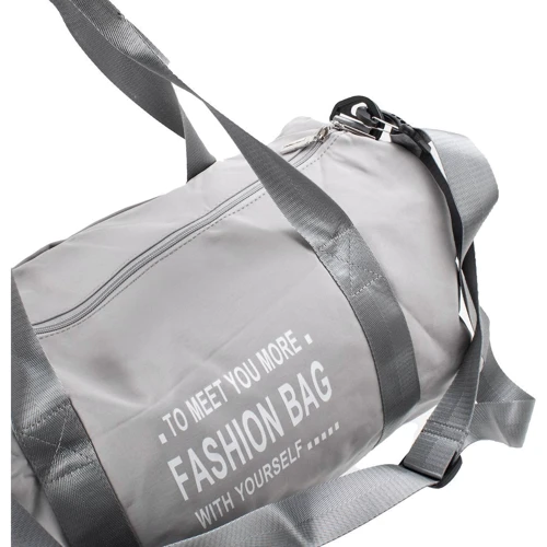 Спортивная сумка Valiria Fashion серая (4DETBI2115-9): Фактура Тканая, Матовая